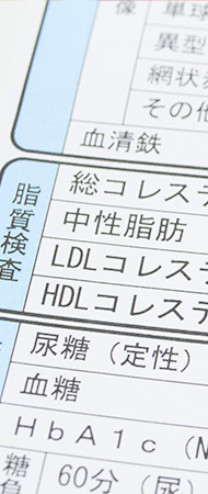 健康診断結果表